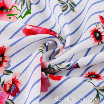 30er Jahre gedrucktes gewebtes Blumenmuster-Rayon-Stoff für Kleid